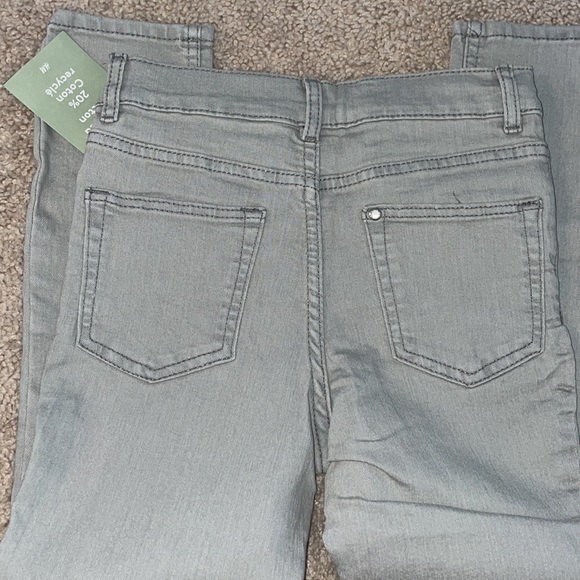 H&M 20% Recycled Cotton Jeans Size 6 Gray - Picture 4 of 5